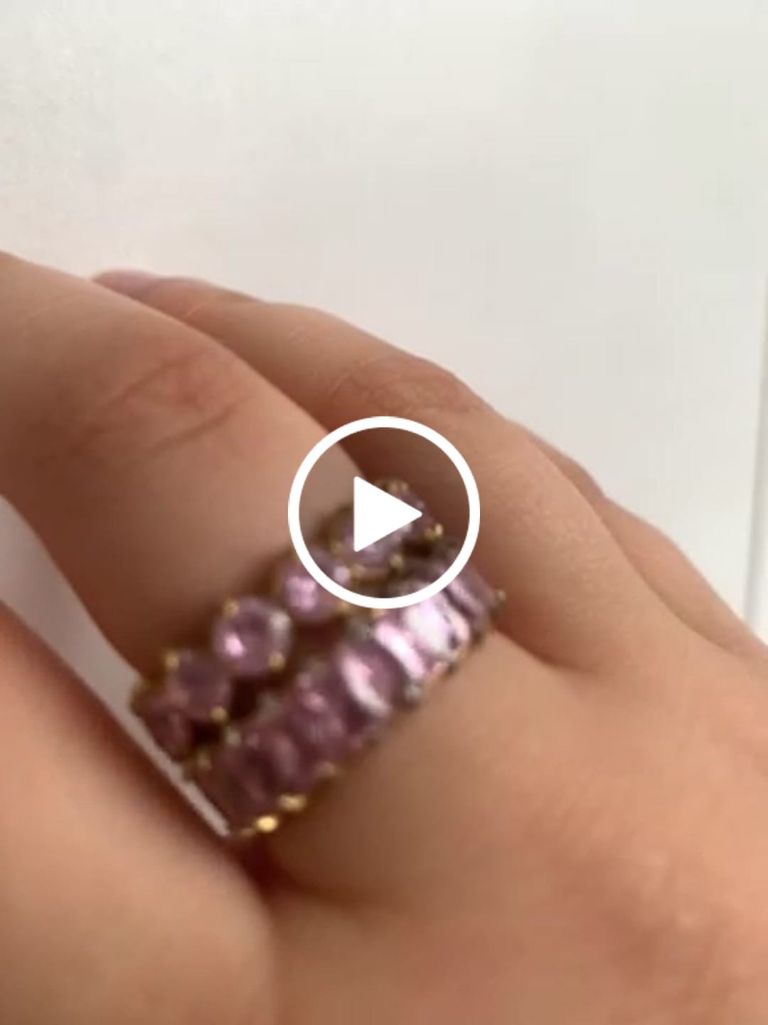Customer video review of Rosim Ring | 18K vergoldet