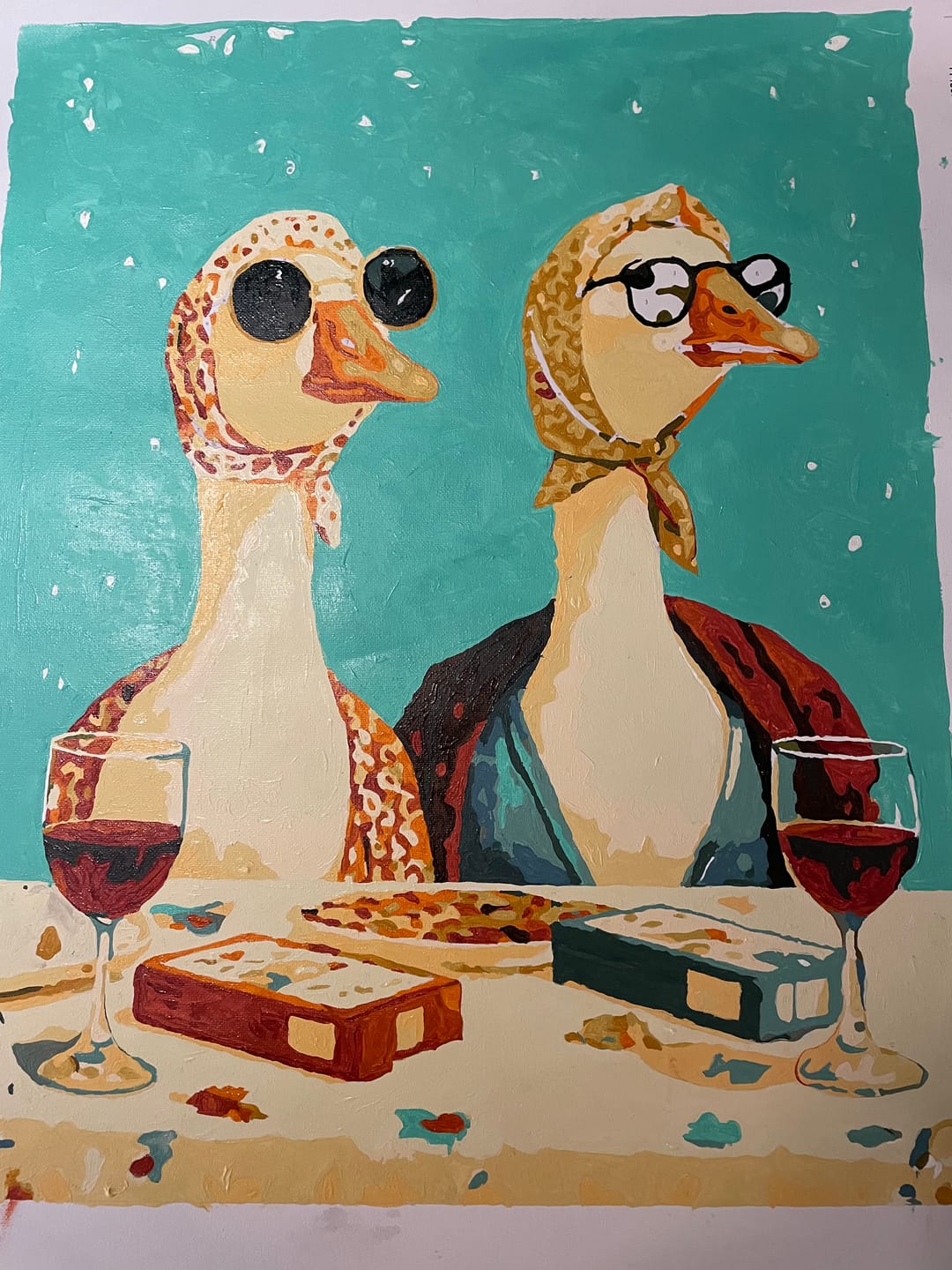 Customer photo review of Goosips | Paint by Number