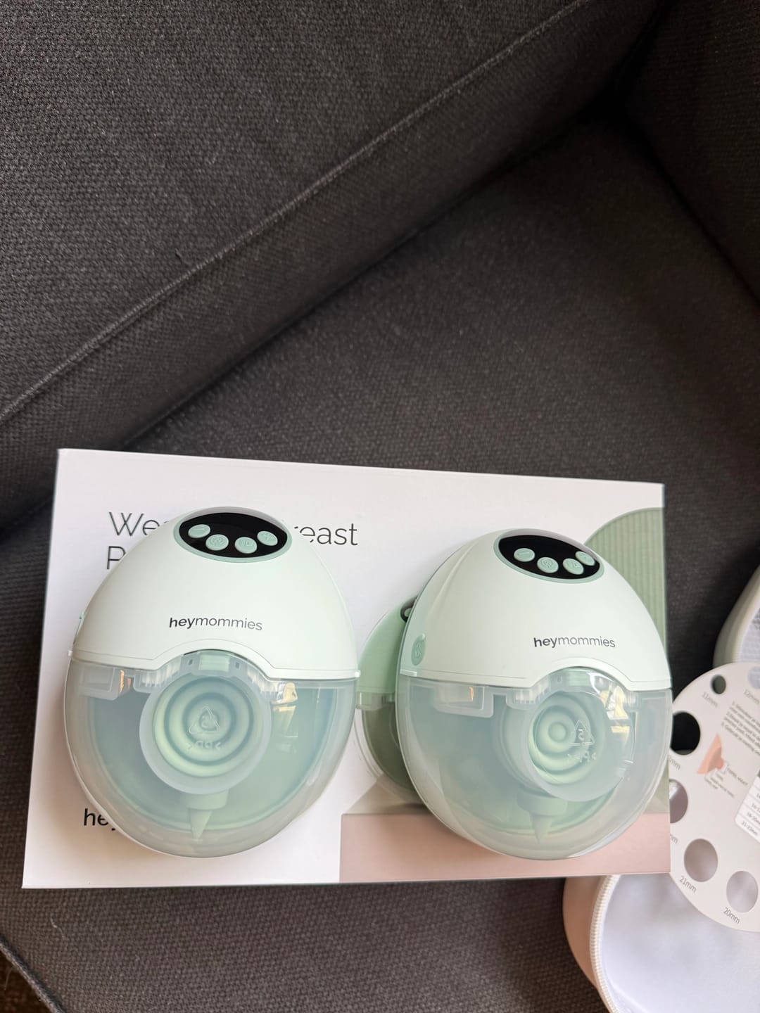 Customer photo review of Draagbare Borstkolf - Heymommies Flow Lite 12