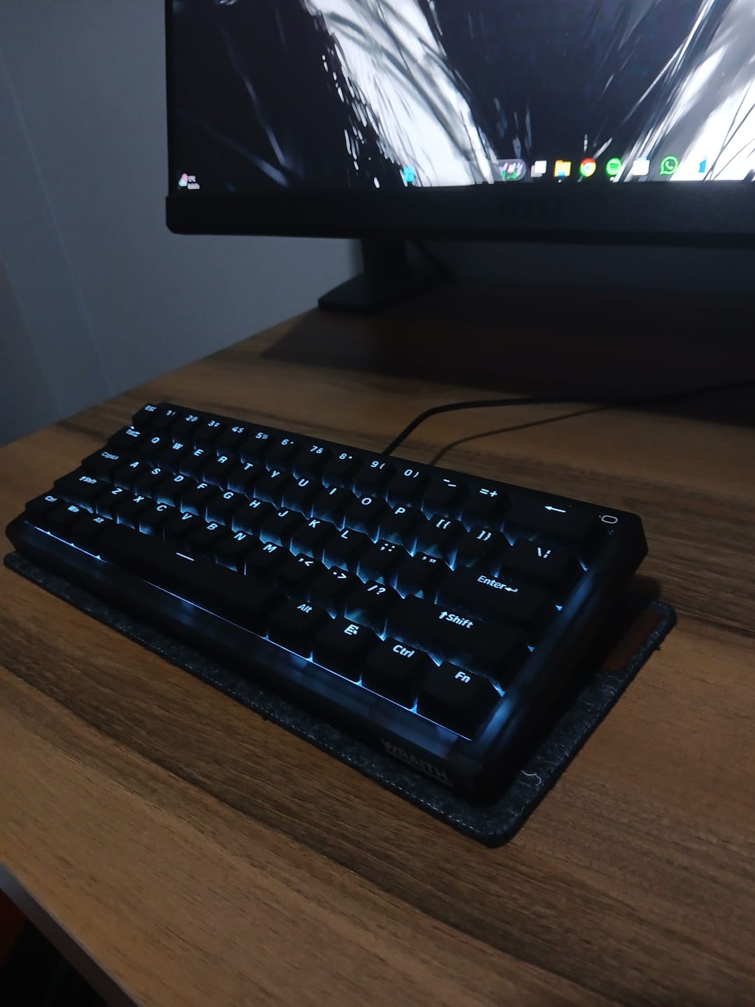 Customer photo review of Wraith Klavye Matı