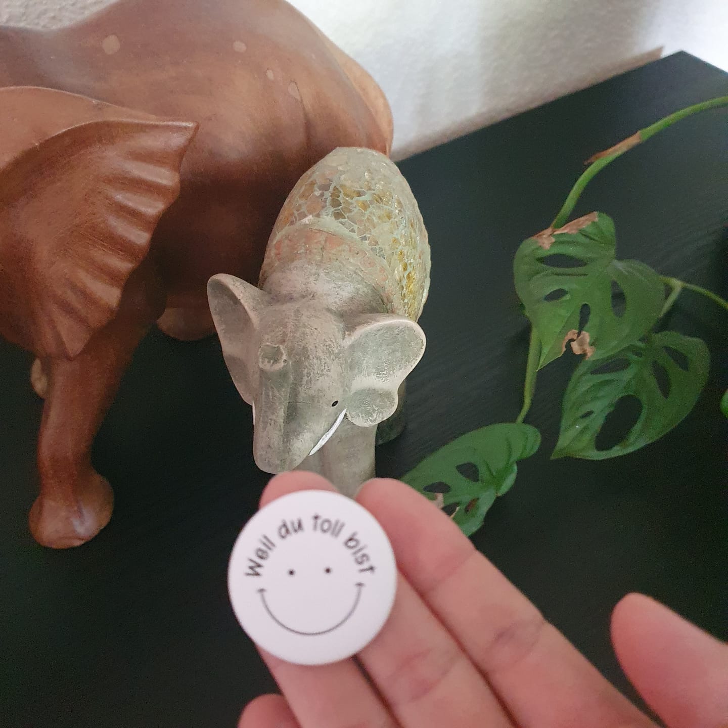 Customer photo review of Weil du toll bist · Magnet · klein