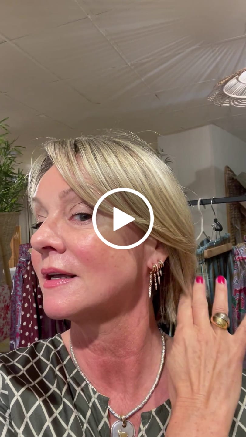Customer video review of Rio Stacked Triple Hoop Illusion Earrings