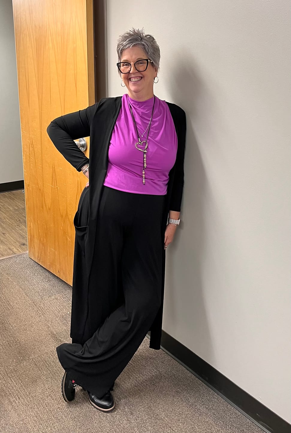 Customer photo review of Brigitte Brianna Cascade Top