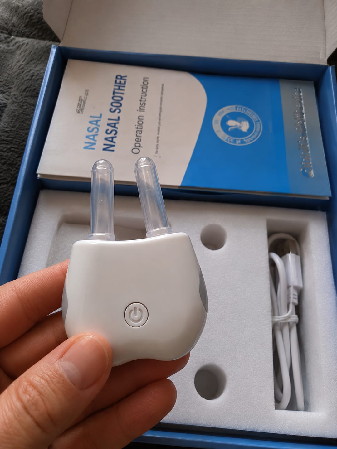 Customer photo review of Nasera™ Terapia Nasal de Luz Roja