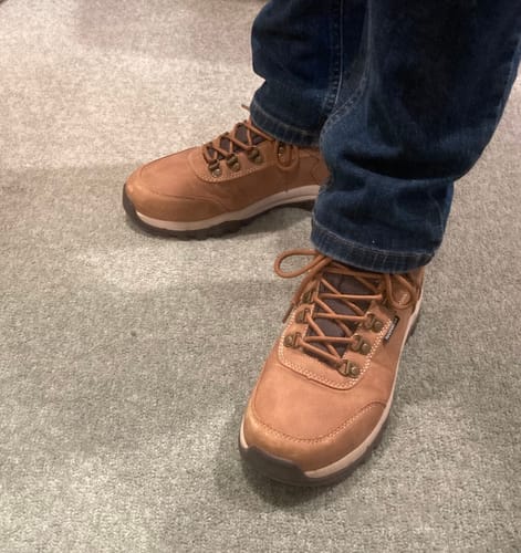 Customer photo review of Overbury Hiking Boots WP Tan