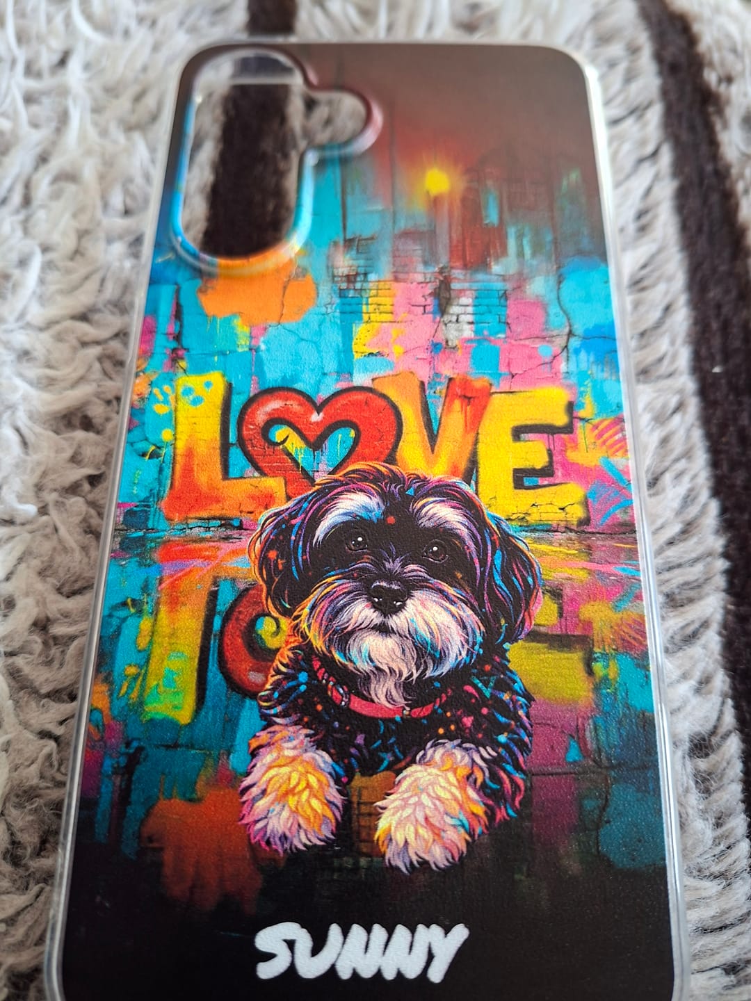 Customer photo review of Personalisierte Handyhülle - Streetart