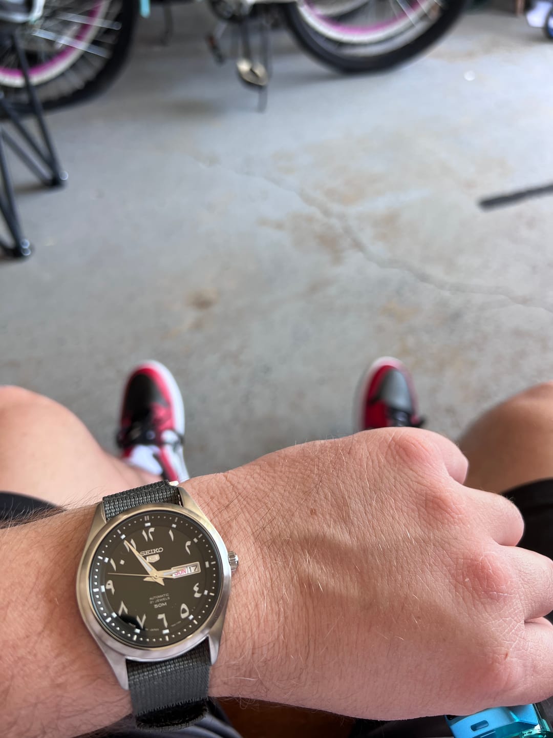 Customer photo review of Glomar Explorer - Hook And Loop Watch Strap