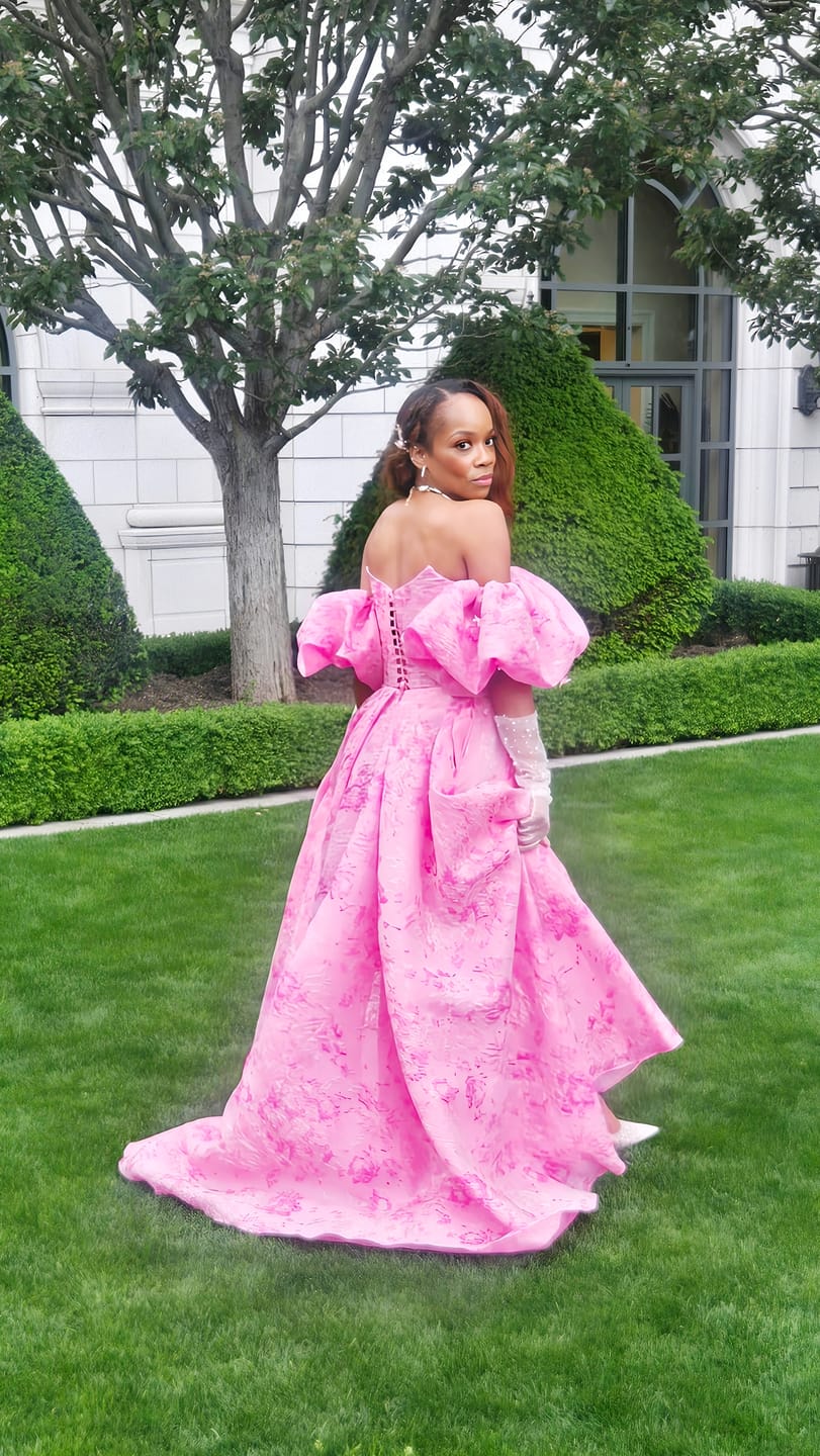 Customer photo review of Bonbon Rose Gown