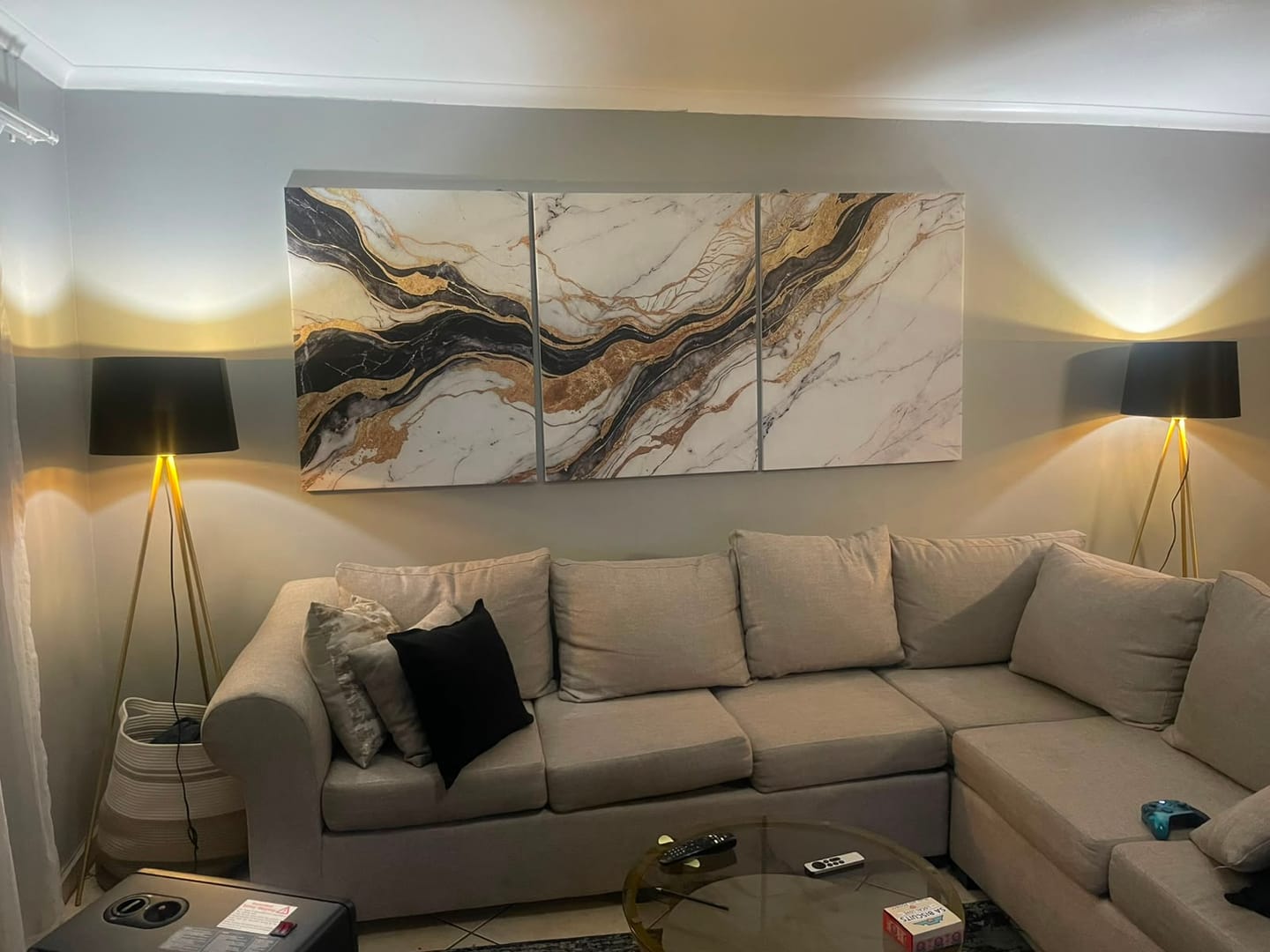 Customer photo review of 3 x A0 Super Big Canvas (80.9x102,5cm)