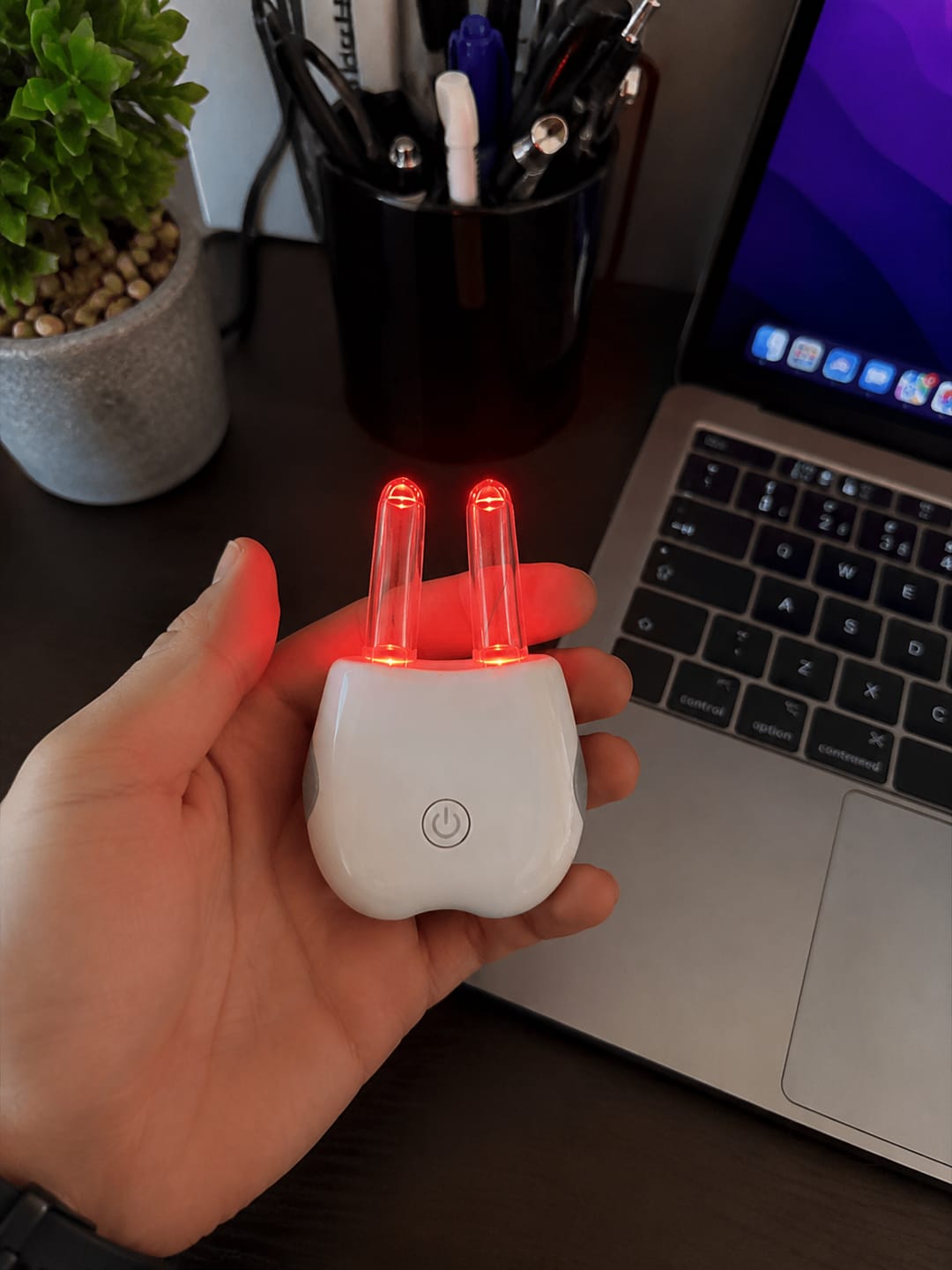 Customer photo review of Nasera™ Terapia Nasal de Luz Roja