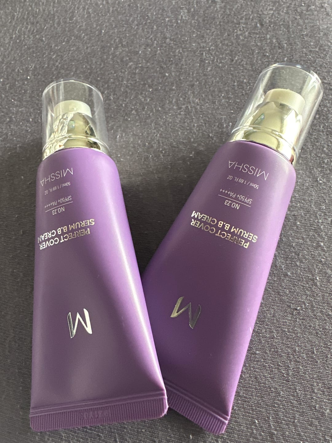 Customer photo review of Tonālais serums MISSHA M Perfect Cover Serum BB Cream