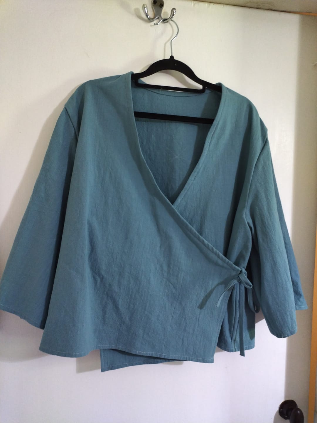 Customer photo review of Linen Feel 100% Cotton Fabric