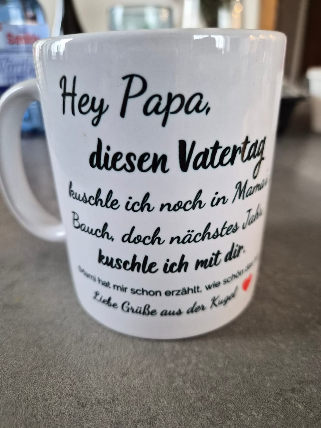 Customer photo review of Tasse - Ultraschall-Bild Papa - personalisierbar