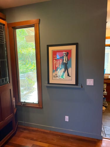 Customer photo review of DIY Paint-Ready Picture Ledge