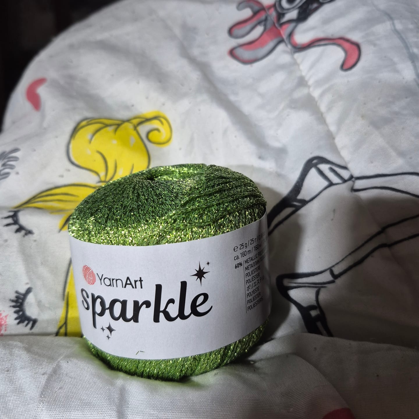 Customer photo review of YarnArt Sparkle