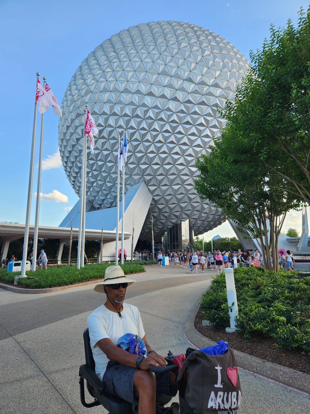 Customer photo review of Multiday Mobility & ECV Foldable Travel Scooter Rental 300 Pound Capacity (3 or more days)