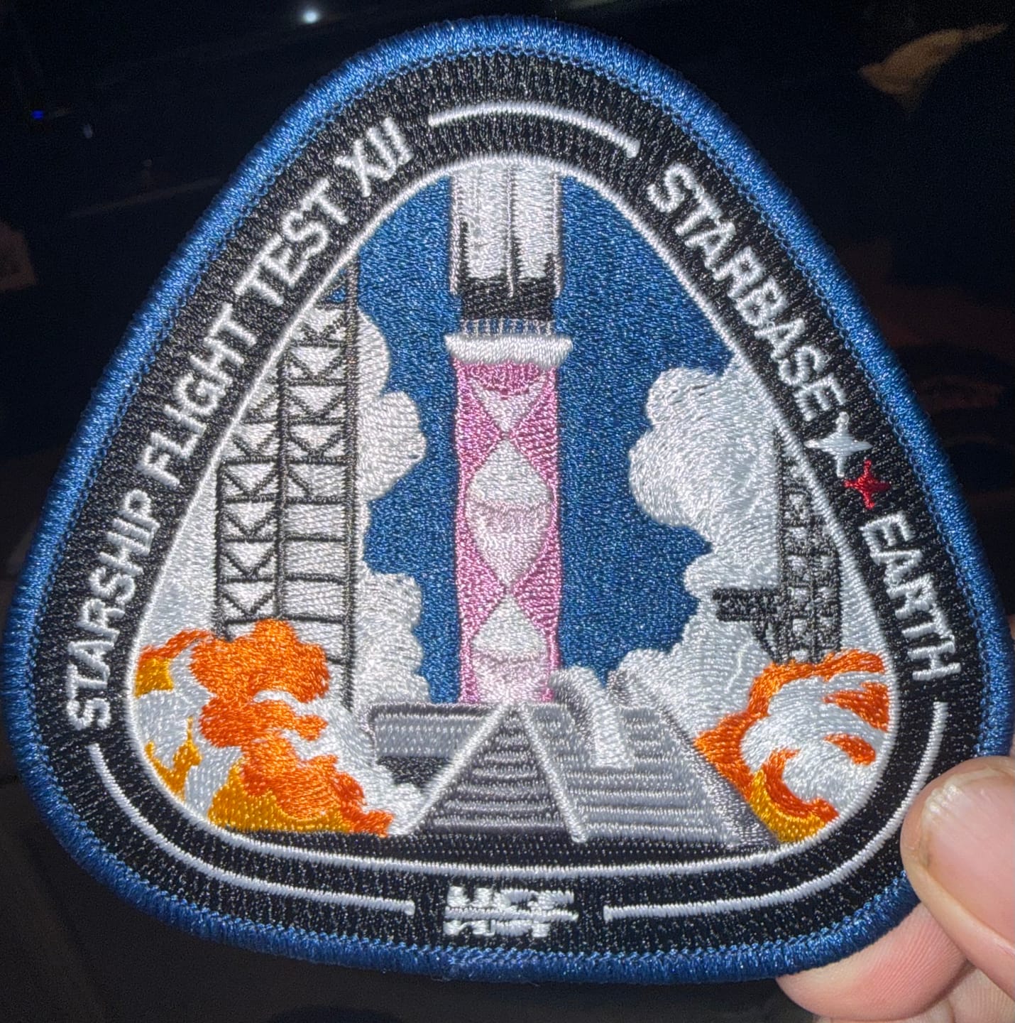 Customer photo review of Starship Flight 12 - Collectors Patch