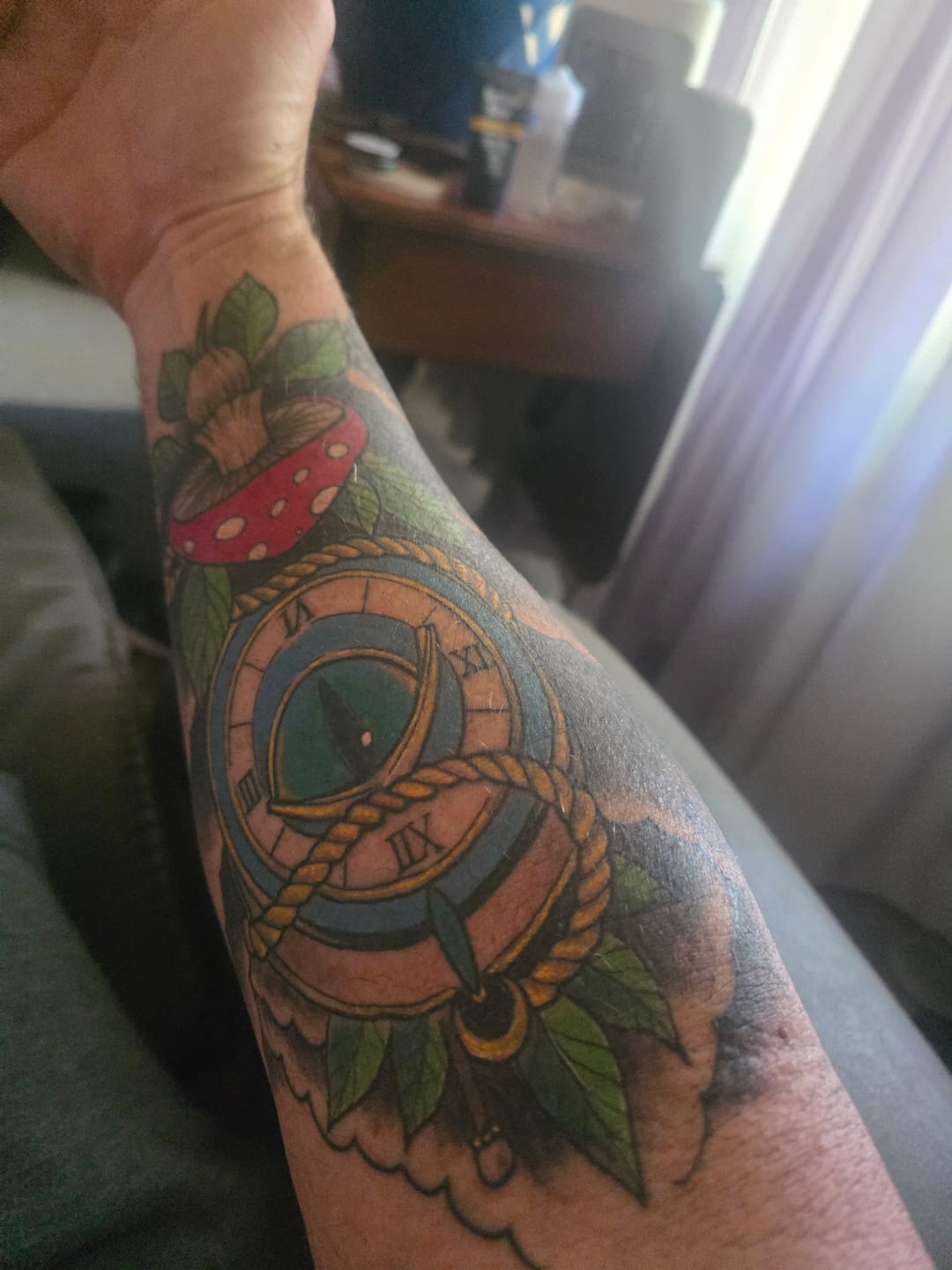 Customer photo review of Painless Tattoo Numbing Cream