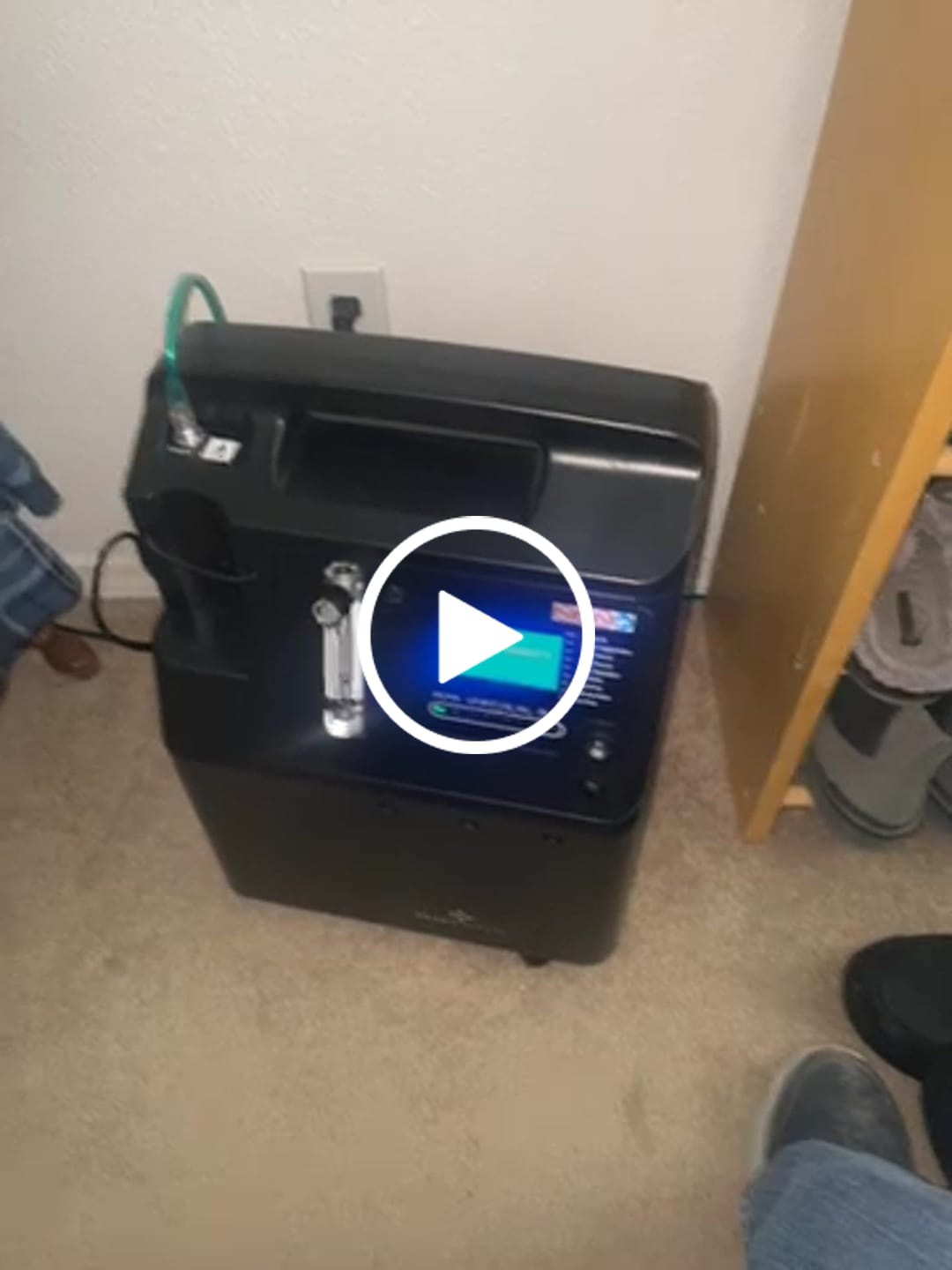 Customer video review of React Health Phoenix 5L Oxygen Concentrator