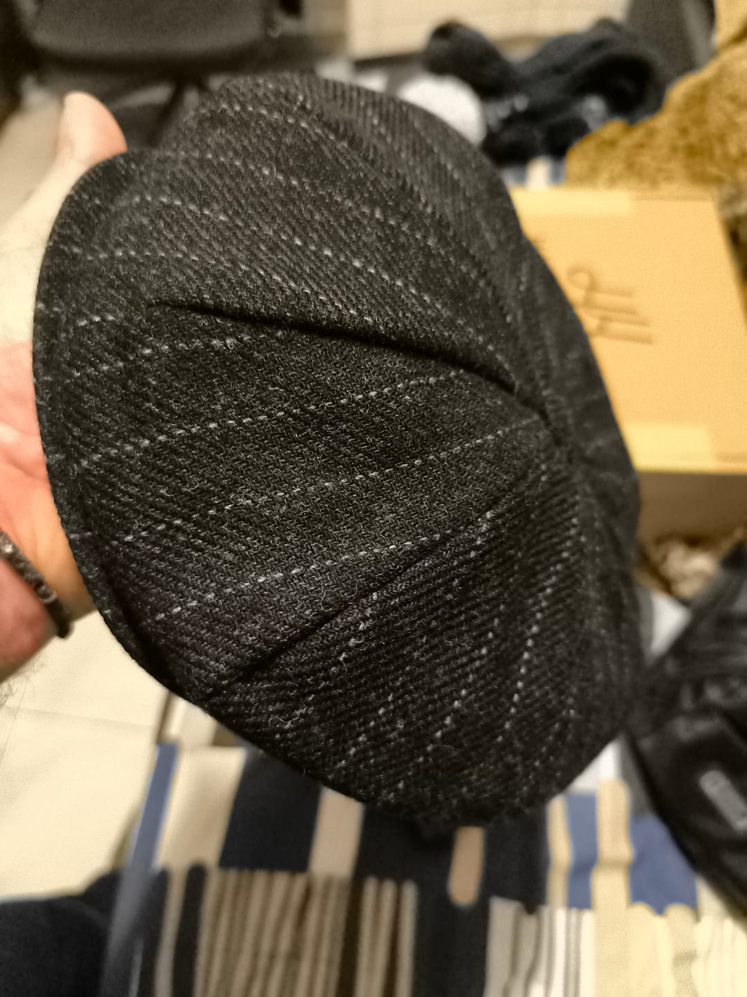 Customer photo review of Shelby Baker Boy Connery Cap Tweed Limited Edition