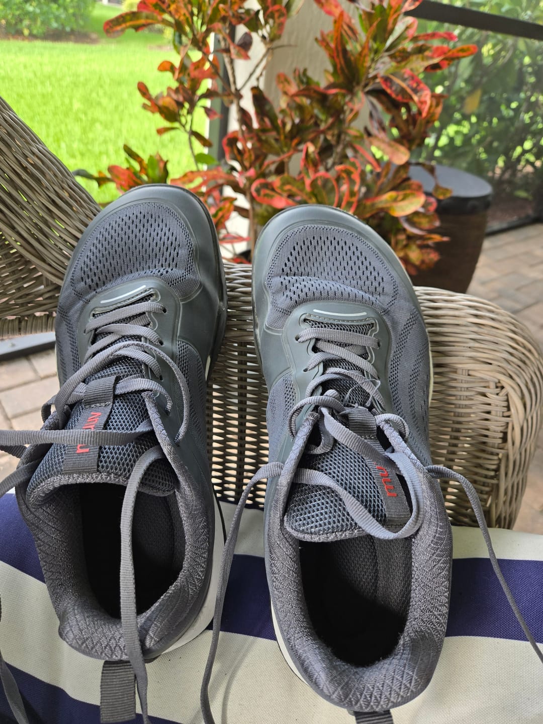 Customer photo review of CUURT Muuv - Wide Toe Box Court Shoes (Unisex)