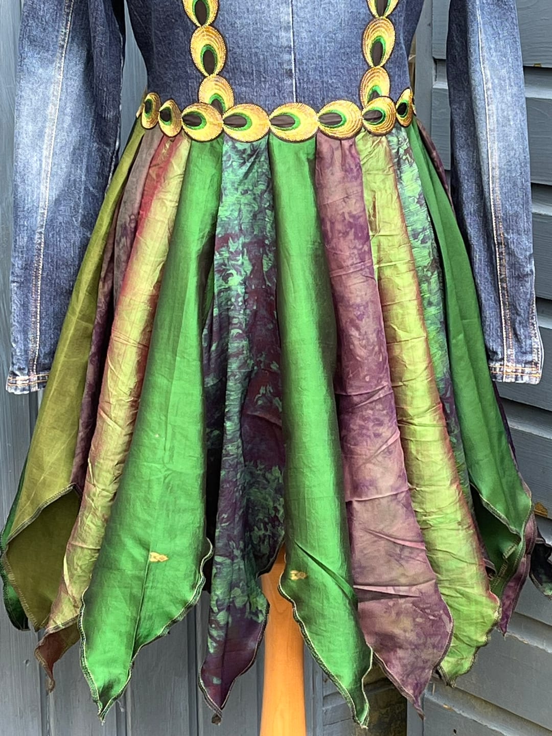 Customer photo review of Pure Silk Scarves Bargain Bundle (20 scarves)