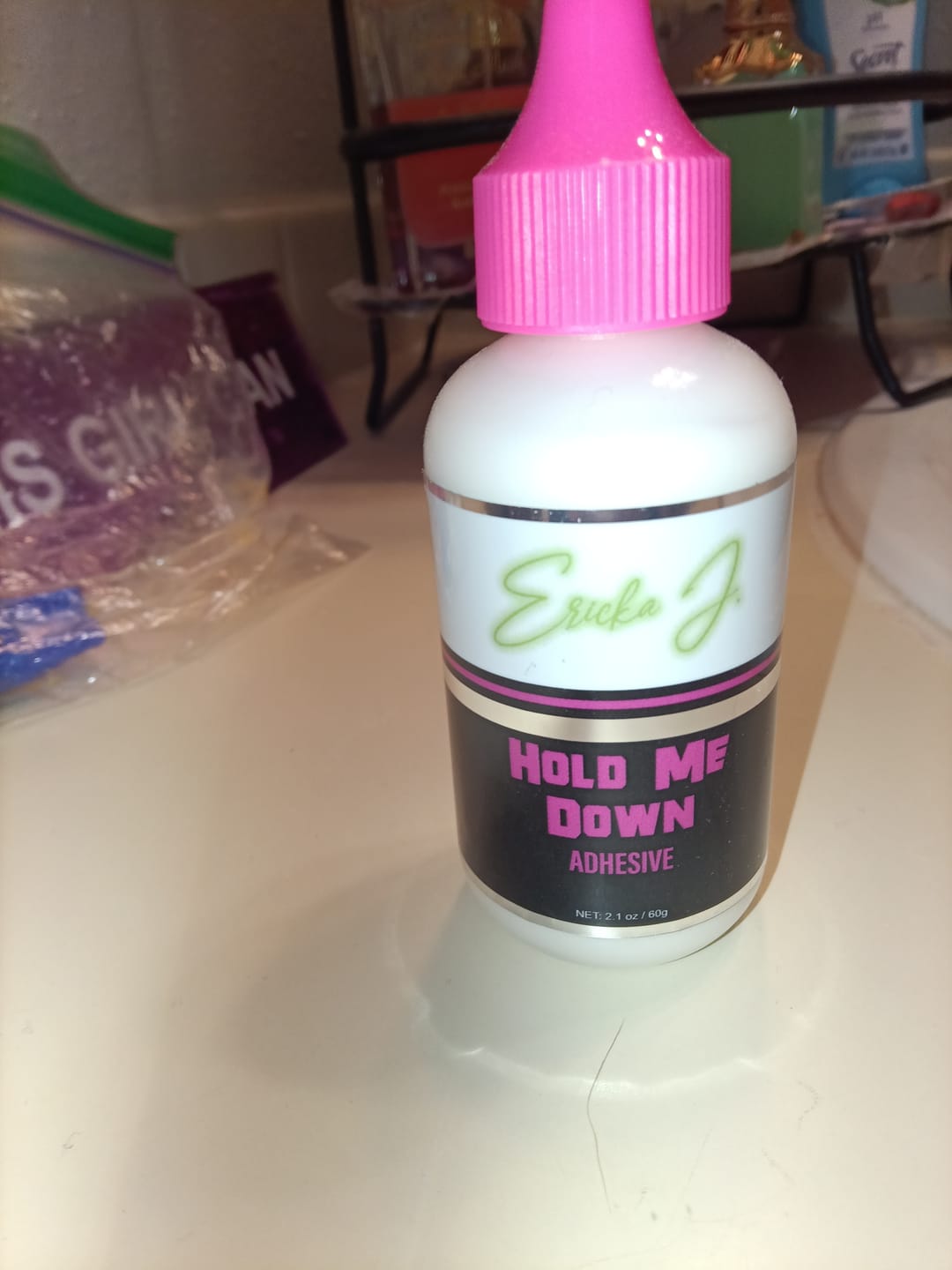 Customer photo review of AIN’T NO OTHER HOLD™ Watermelon Adhesive