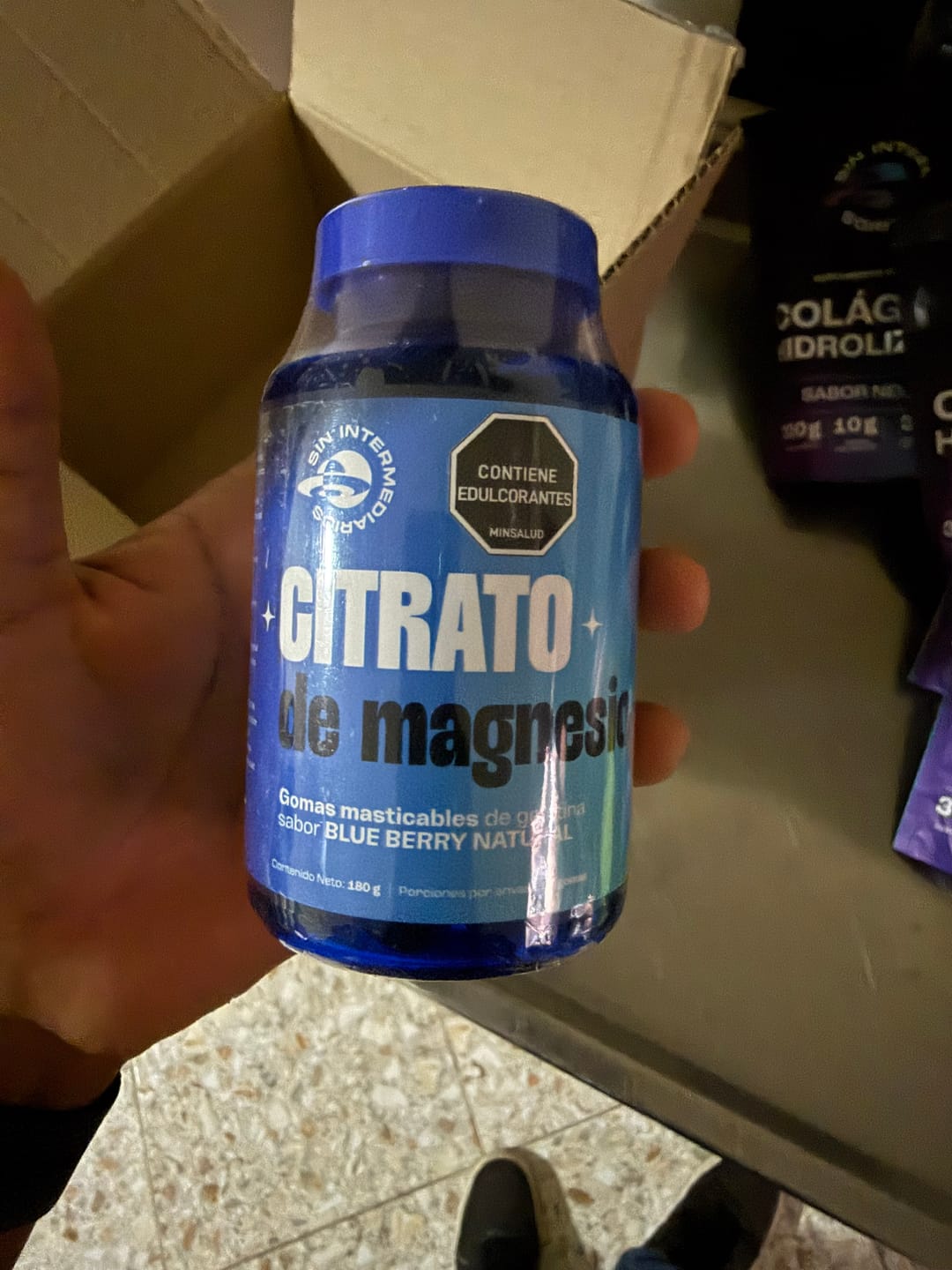Customer photo review of Gomas con Citrato de Magnesio