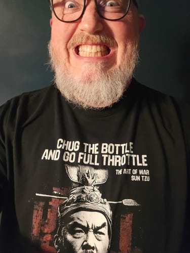 Customer photo review of Chug the Bottle Comfort Colors T-Shirt