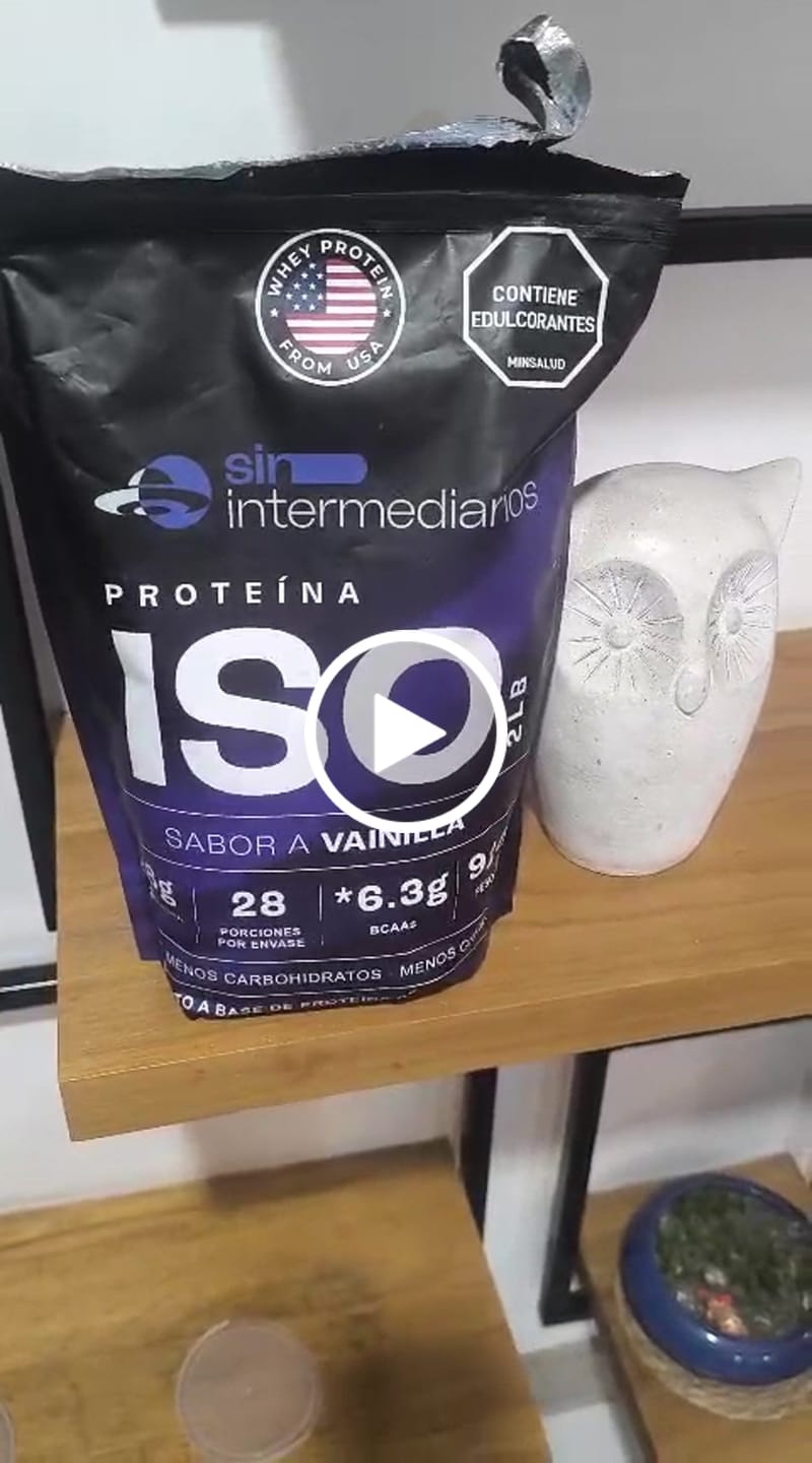 Customer video review of Proteína Aislada ISO - Vainilla