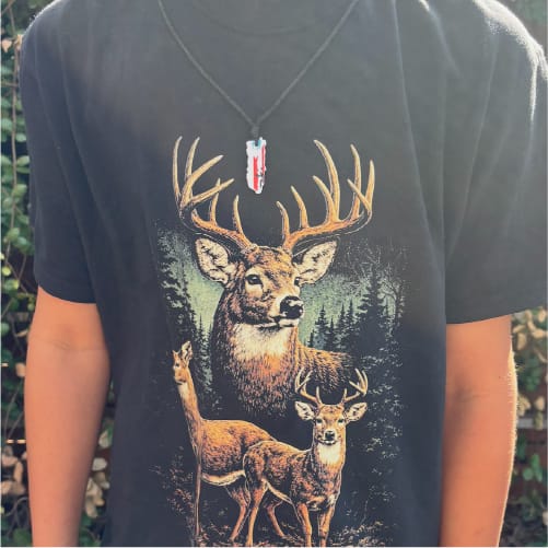 Customer photo review of Lets Go Outside Tshirt