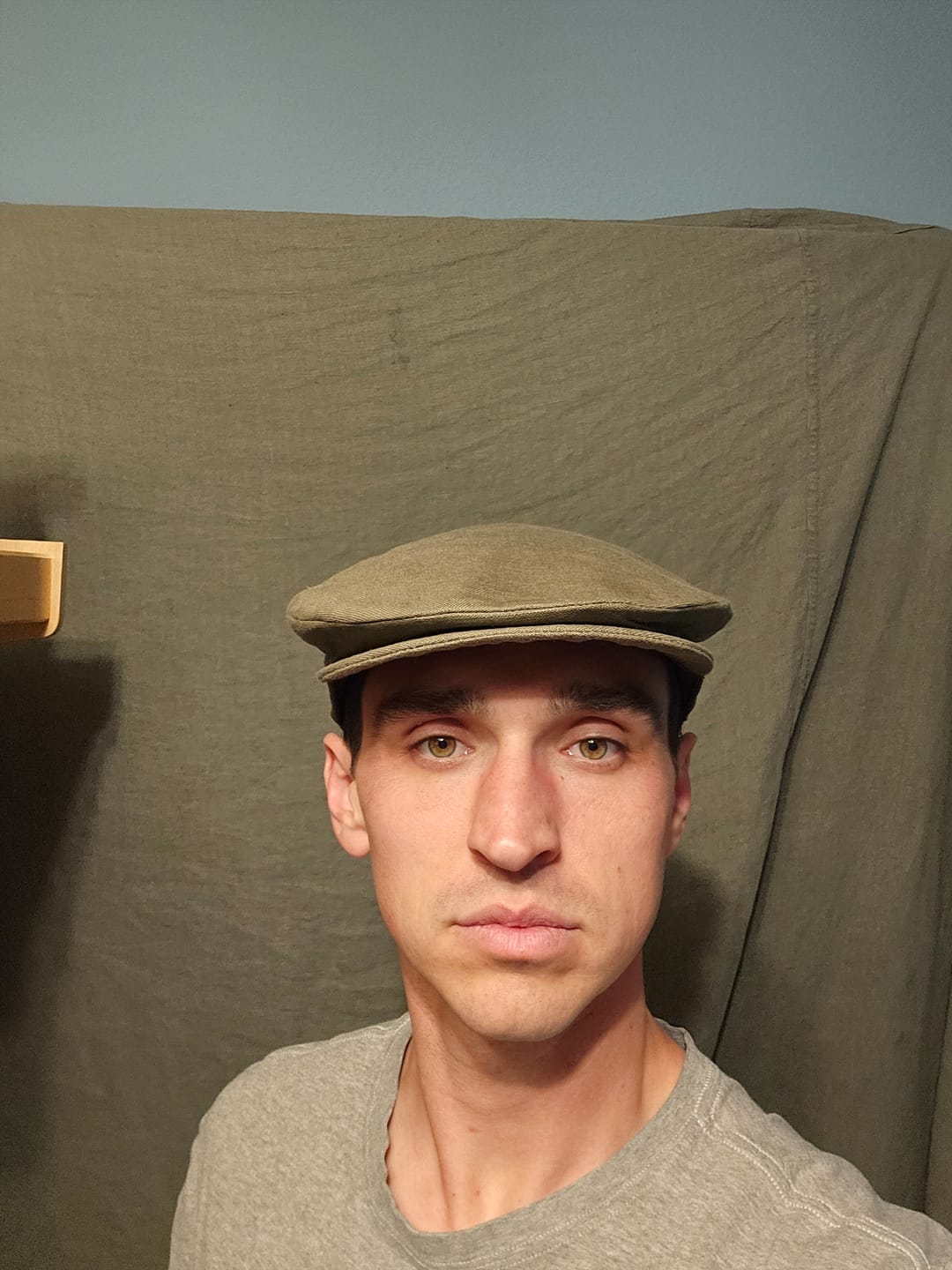 Customer photo review of Irish Linen Vintage Cap
