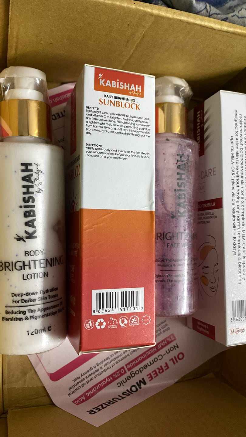Customer photo review of Special Pigmentation Bundle