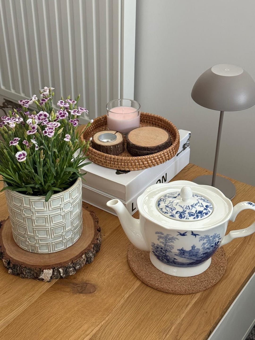 Customer photo review of Aynsley Archive Blue Teapot