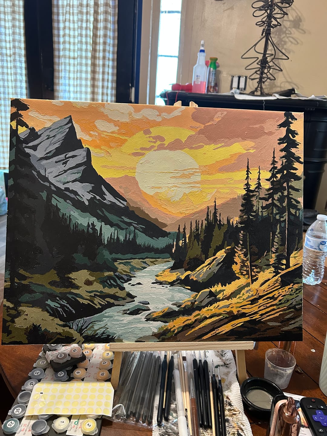 Customer photo review of Mountainside Sunset
