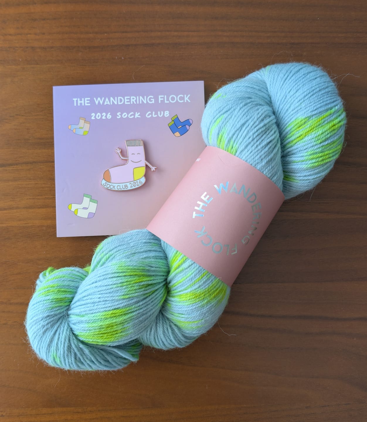 Customer photo review of 2026 1st Quarter Sock Club Box