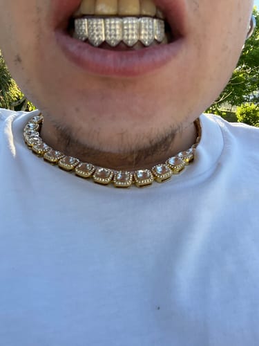 Customer photo review of Grillz Ice Storm - Silver