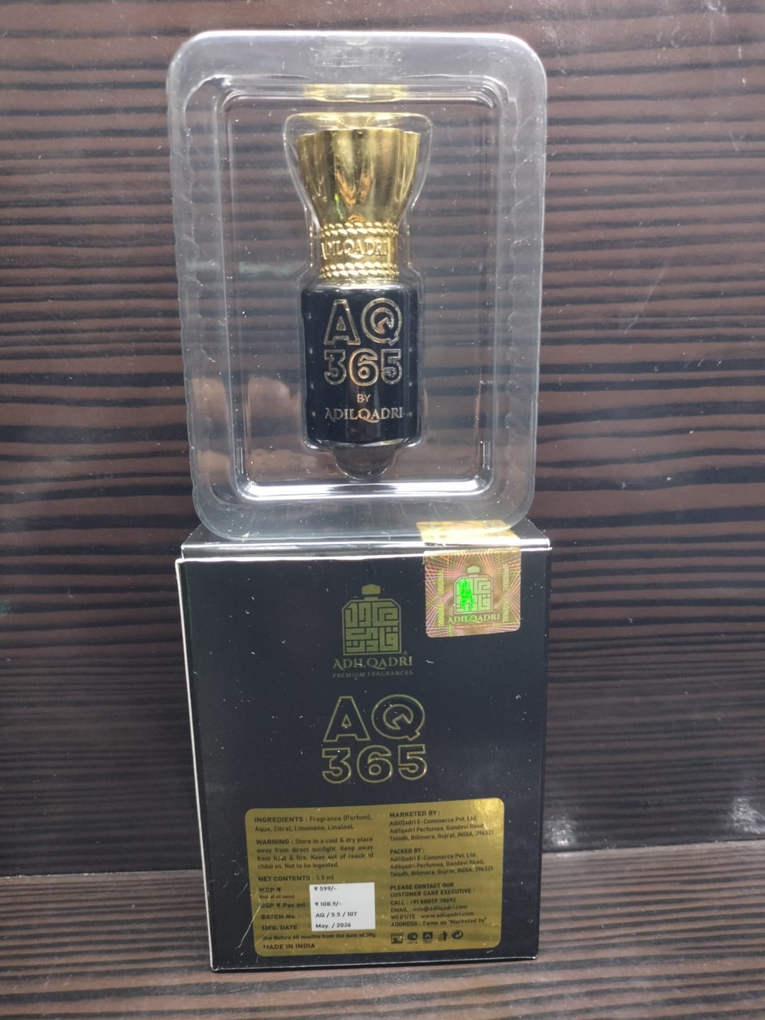 Customer photo review of AQ 365 Luxury Attar Perfume