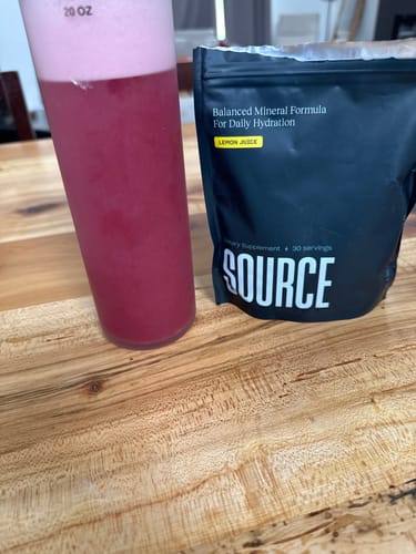 Customer photo review of Essential Mineral Mix Lemon