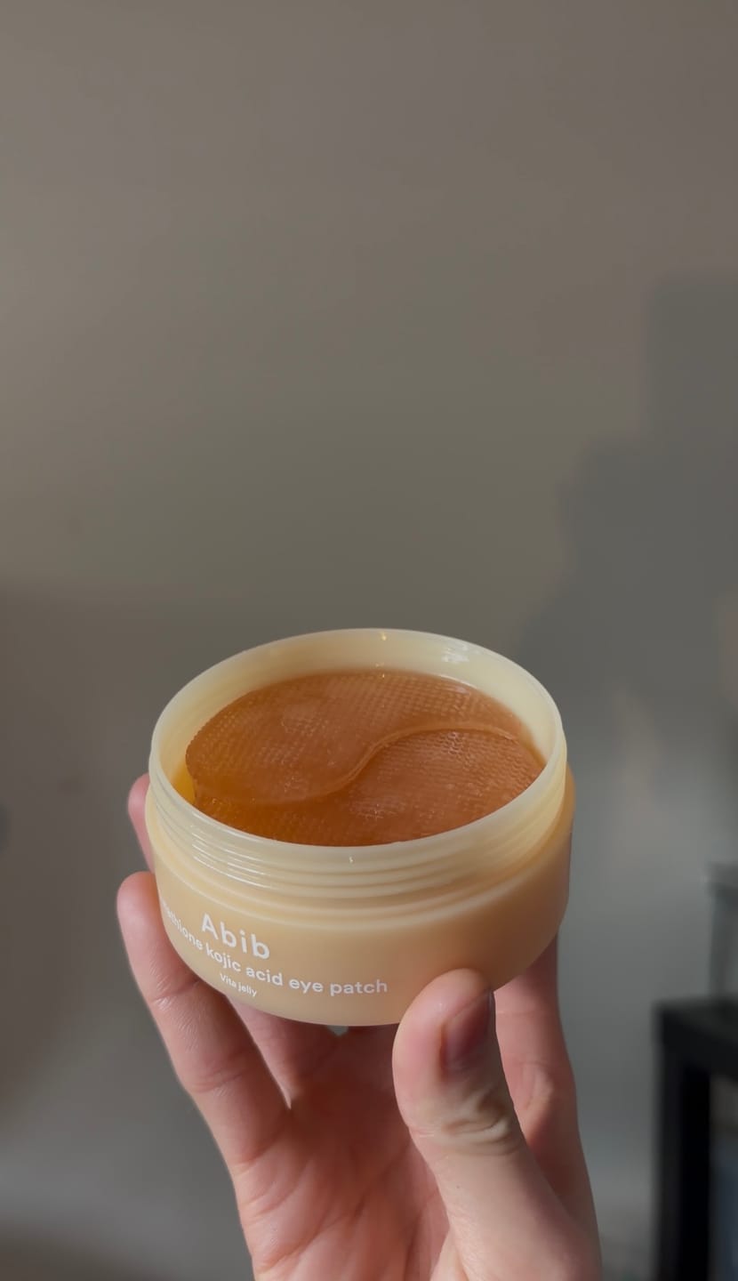 Customer photo review of Glutathione kojic acid eye patch Vita jelly