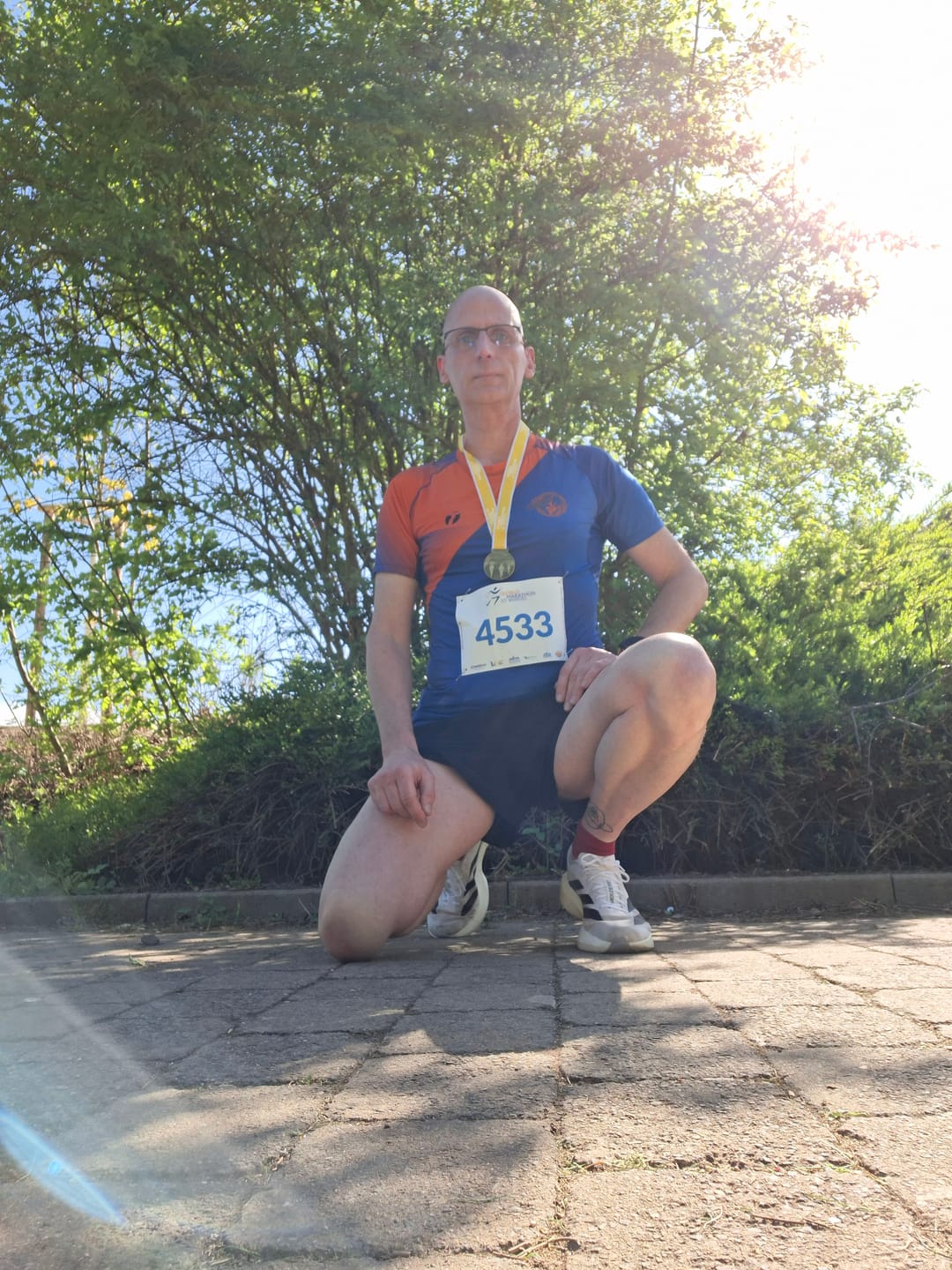 Customer photo review of RUNNR™ 2-in-1 Marathon Shorts — Built-In Belt