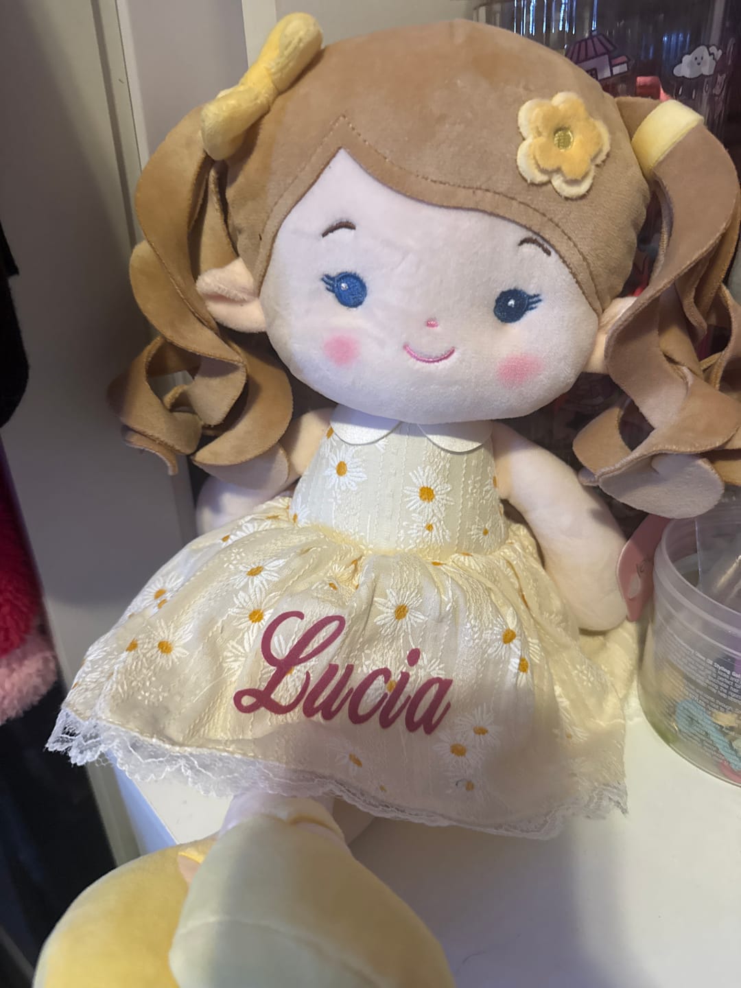 Customer photo review of Personalized Daisy Girl - Yellow