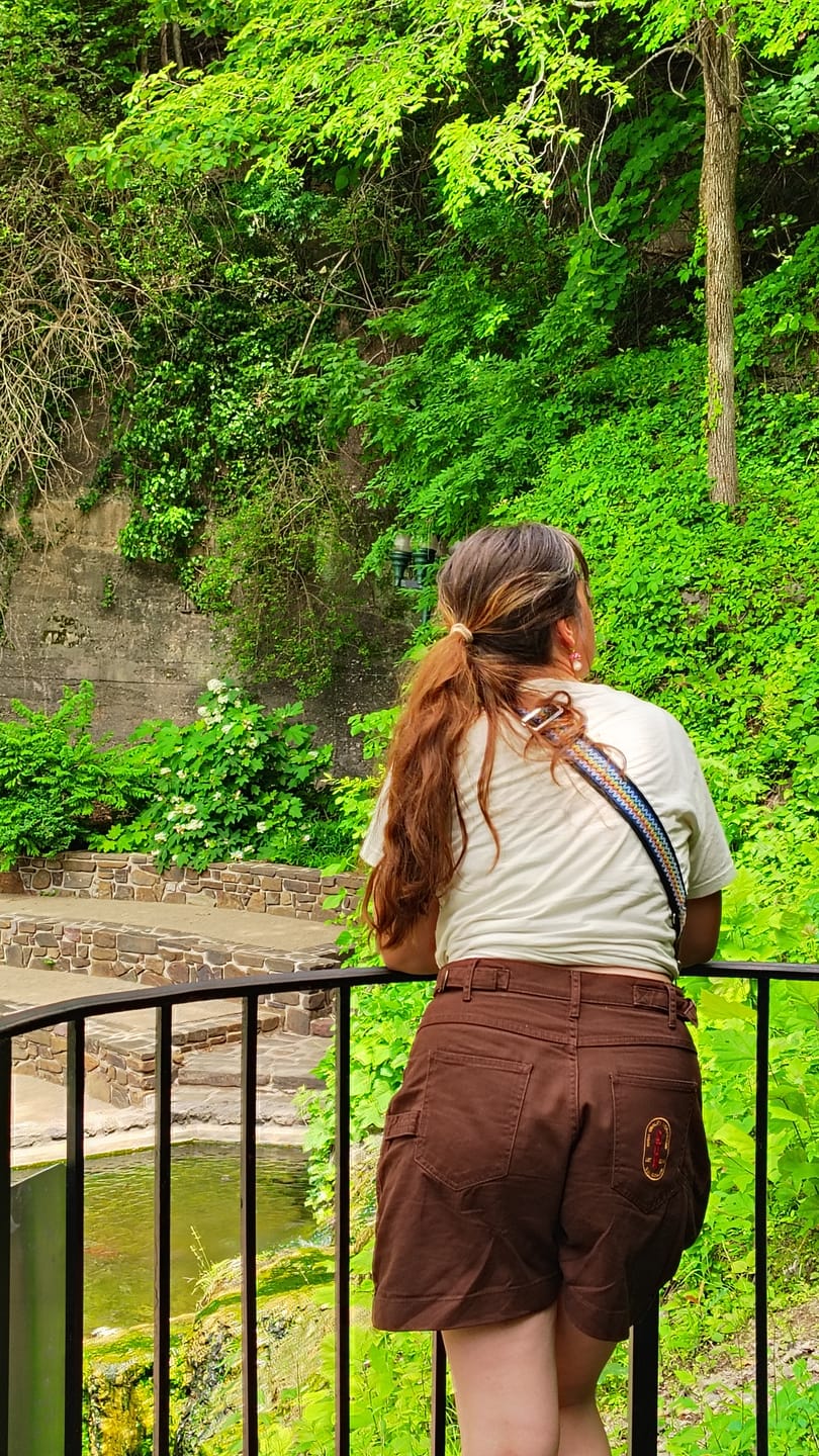Customer photo review of Utility Shorts - Umber