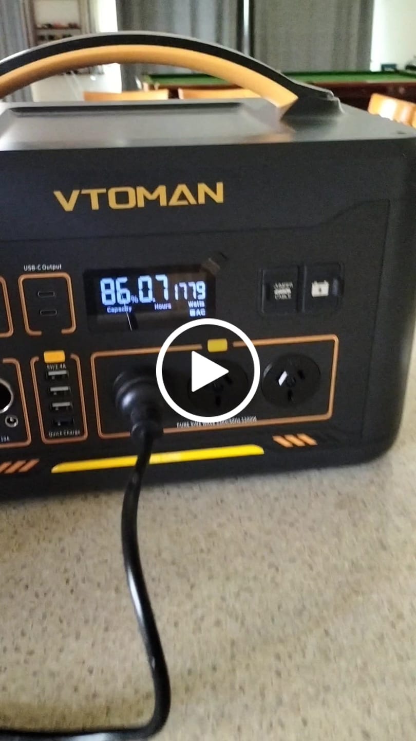 Customer video review of VTOMAN Jump 2200 Portable Power Station
