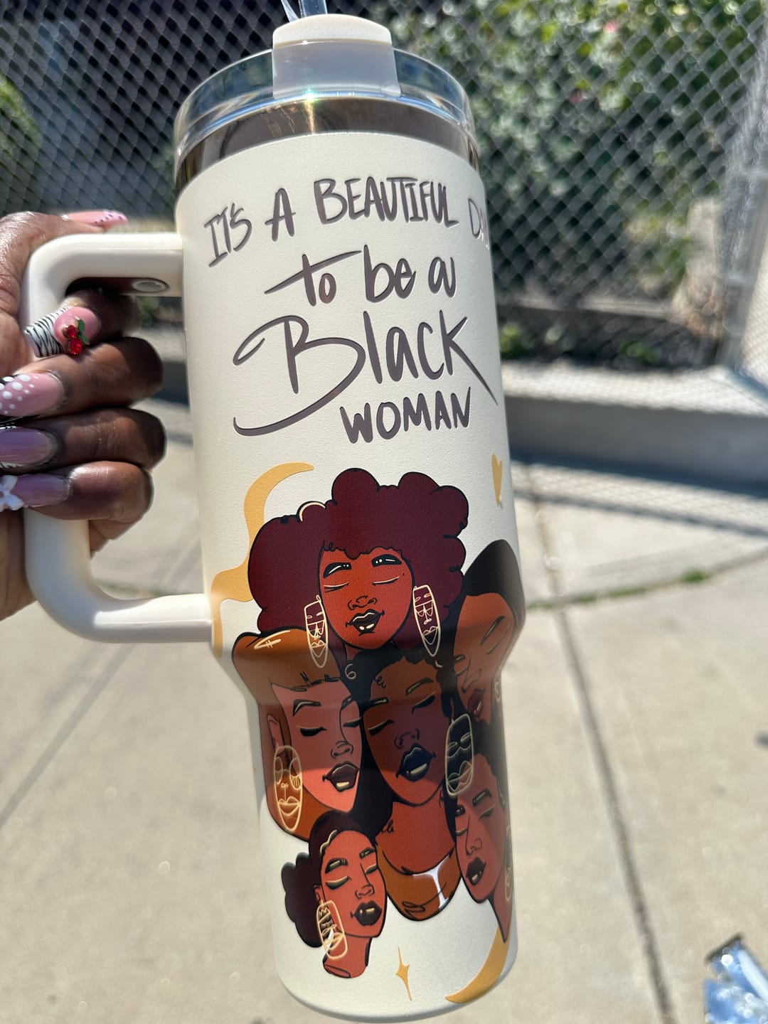 Customer photo review of Limited Edition "Crème Brûlée" Insulated Tumbler – Pinklomein x Cecilia's House Collab | PRE-ORDER SHIPS MAY 1, 2026 - MAY 15, 2026