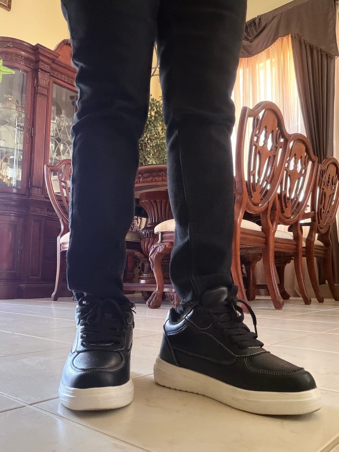 Customer photo review of ELEVATESHOES BLACK CLASSY