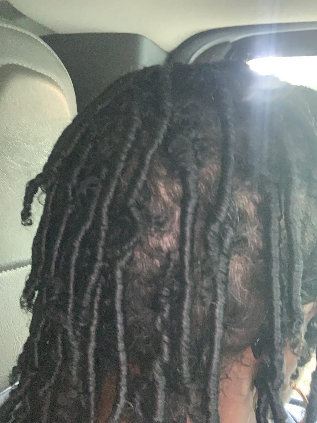 Customer photo review of BOOST Leave-In Detangling & Refreshing Spray