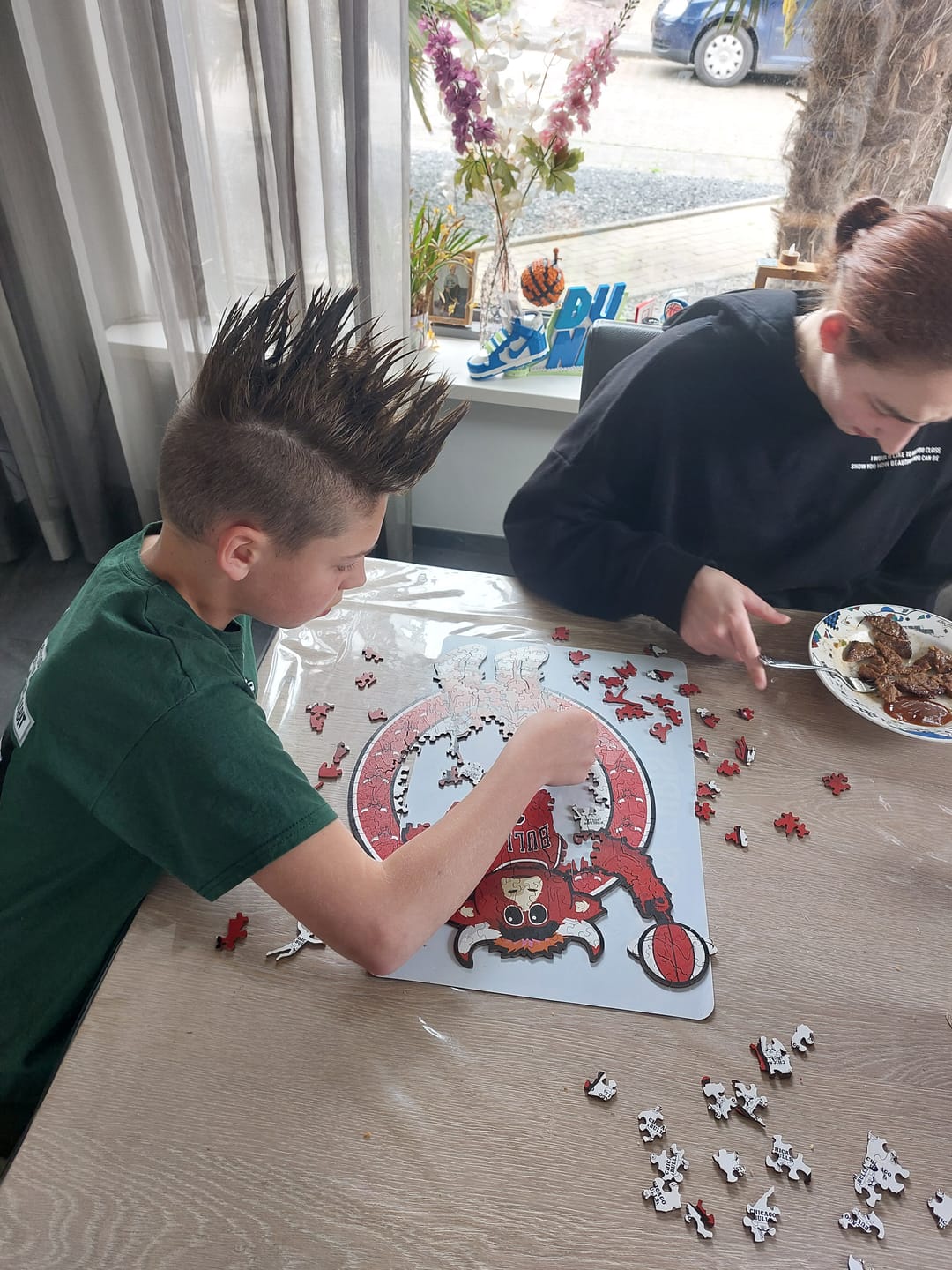 Customer photo review of Chicago Bulls™ Mascot - Wooden Puzzle