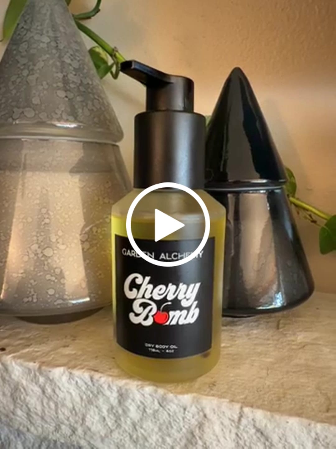 Customer video review of CHERRY BOMB BODY OIL