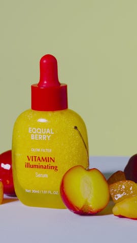 مراجعة بالصور من عميل لمنتج Eqqualberry face serum 30ml for brightening skin with vitamin c and niacinamide